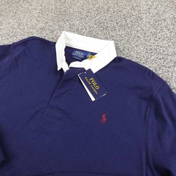 Polo Ralph Lauren Other - NEW Polo Ralph Lauren Rugby Shirt Mens XL Blue Golf Long Sleeve Pony Logo Preppy